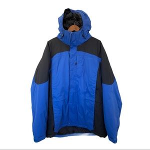 LL Bean Rugged Ridge Parka Ski Jacket Men L Blue